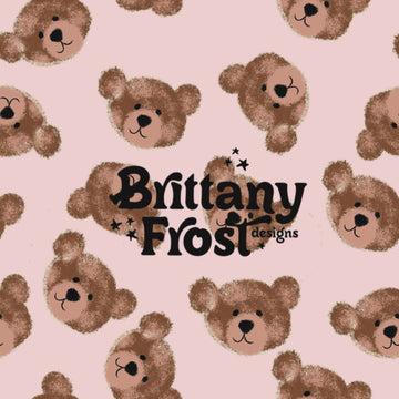 Boho Bears Pink