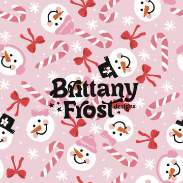 Pink Snowmen