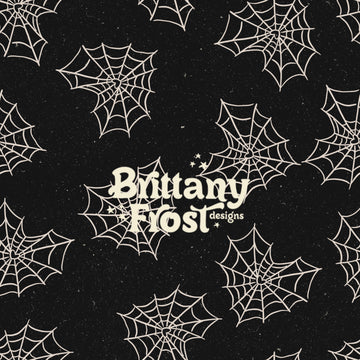 Spiderweb Hearts Black