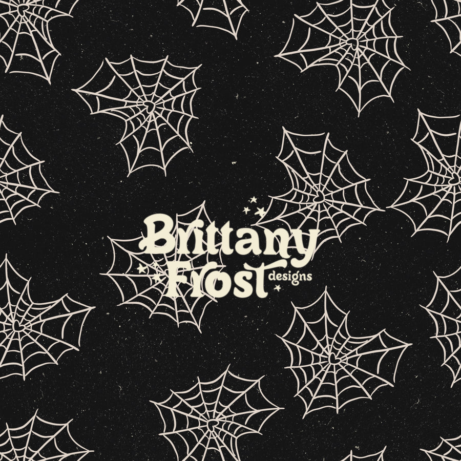 Spiderweb Hearts Black