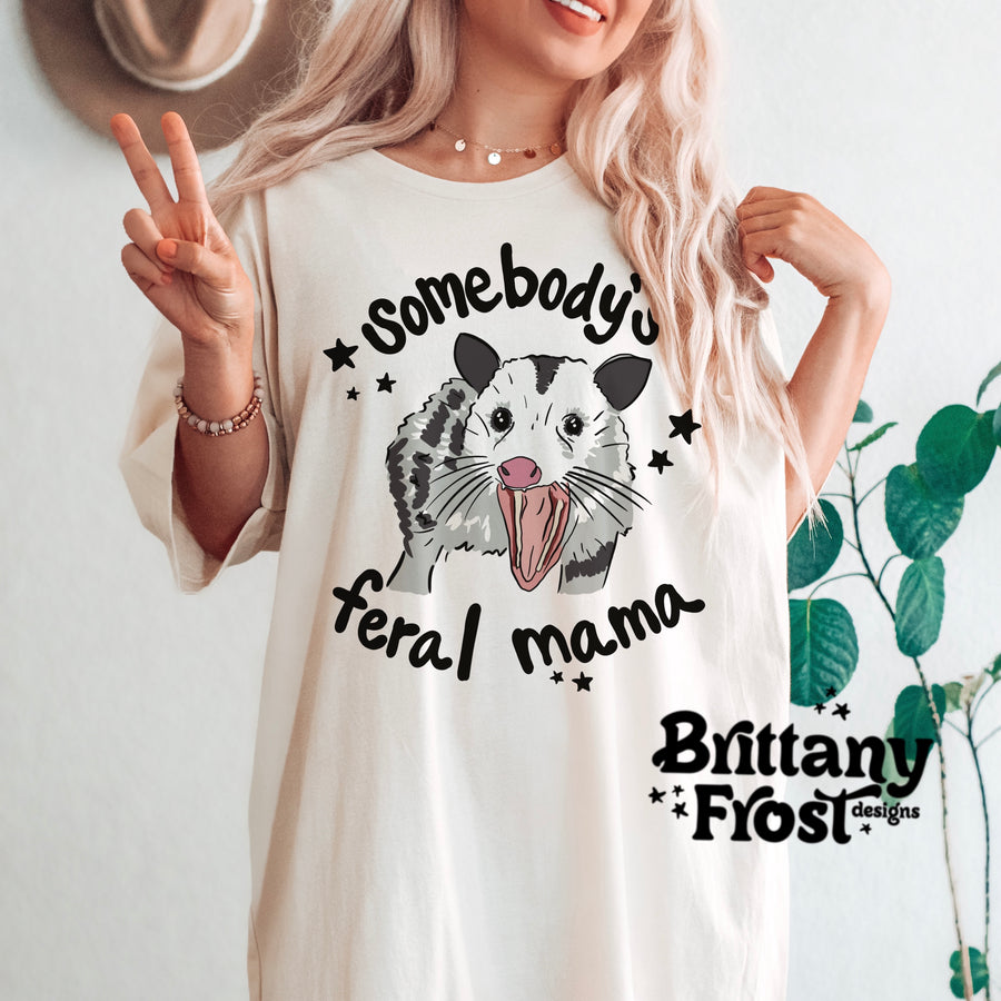 Feral Mama PNG Sublimation