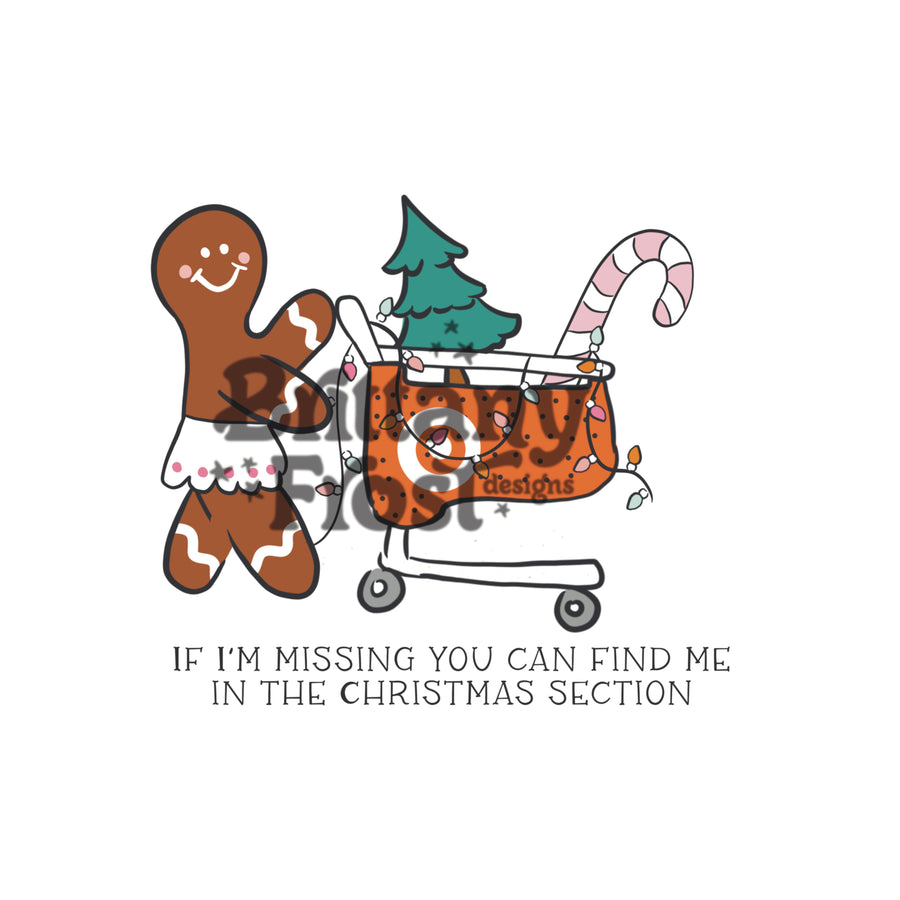 Christmas Section PNG Sublimation