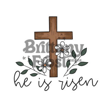 He is Risen PNG Sublimation