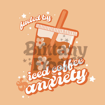 Coffee and Anxiety PNG Sublimation