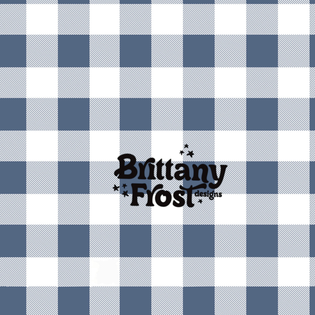 Fast Food Blue Plaid