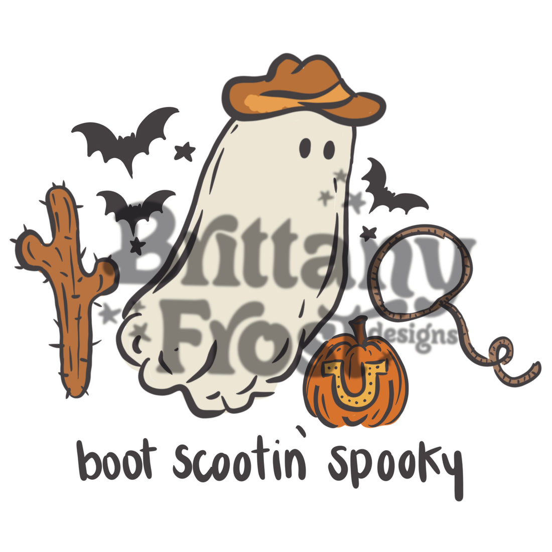 Boot Scooting Spooky PNG Sublimation