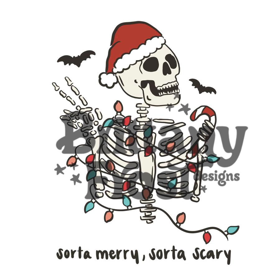 Sorta merry sorta scary png Sublimation