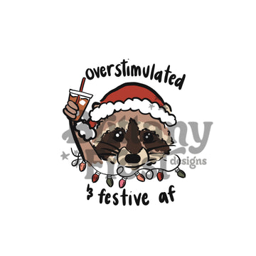 Overstimulated Coffee PNG Sublimation