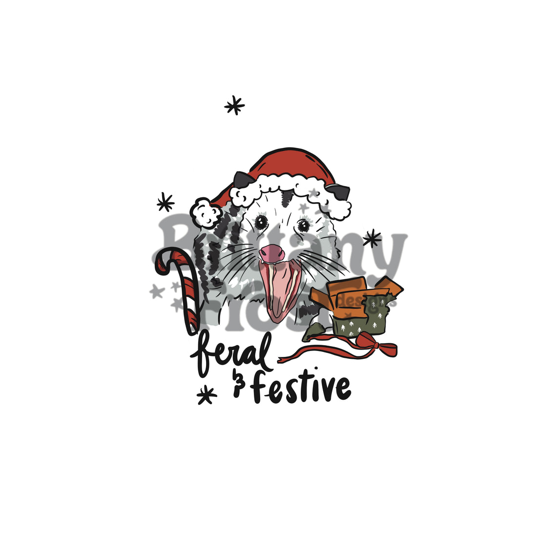 Feral and Festive png sublimation