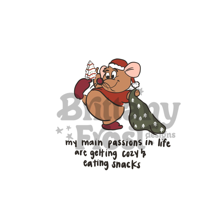 Eating Snacks PNG Sublimation