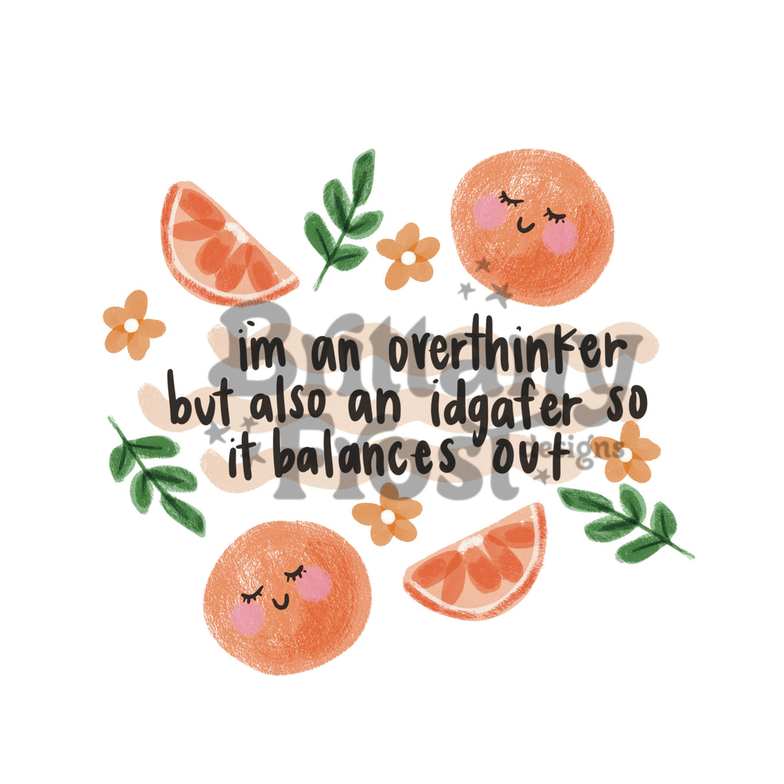 Overthinker PNG Sublimation