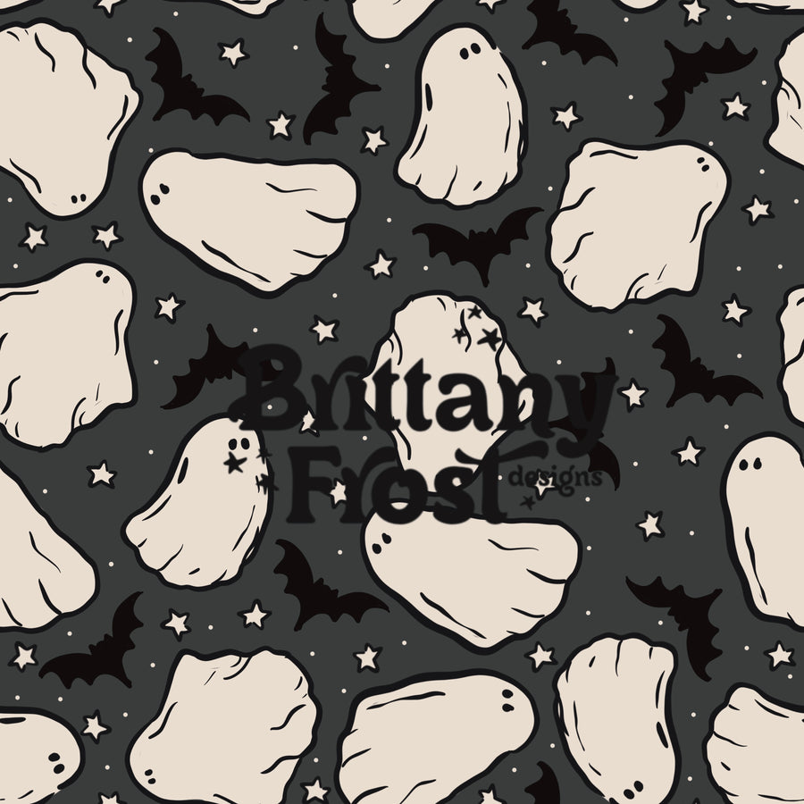 Spooky Ghosts and Bats