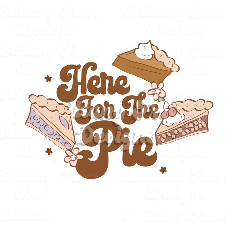 Muted Pie Sublimation PNG