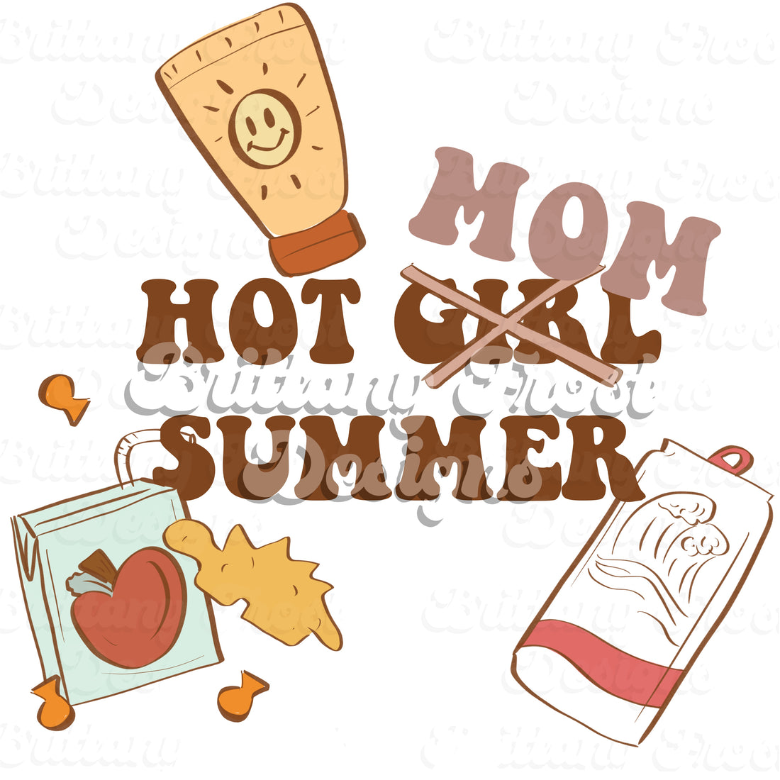 Hot Mom Summer PNG Sublimation