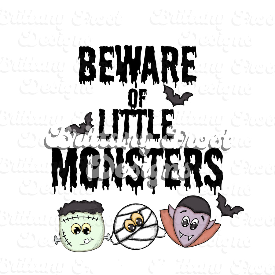 Little Monsters PNG Sublimation