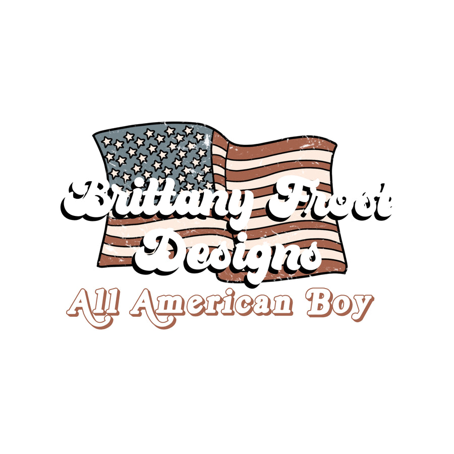 All American Boy Sublimation PNG