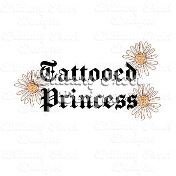 Tattooed Princess PNG Sublimation