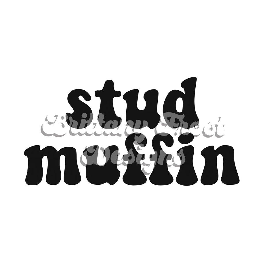 Stud Muffin PNG Sublimation