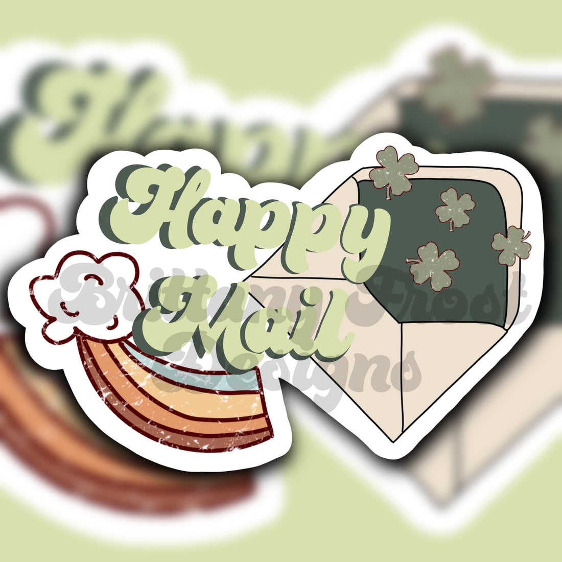 Happy Mail Sticker PNG file