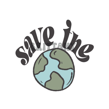 Save the Earth PNG Sublimation