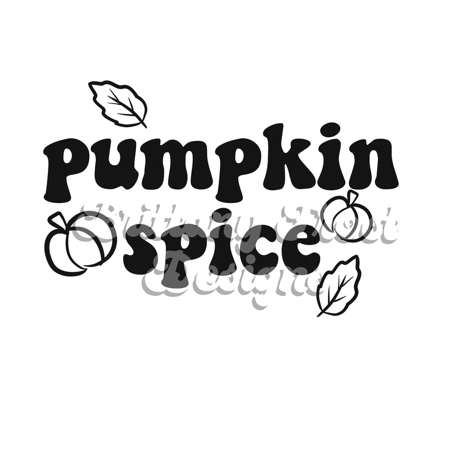 Pumpkin Spice PNG Sublimation