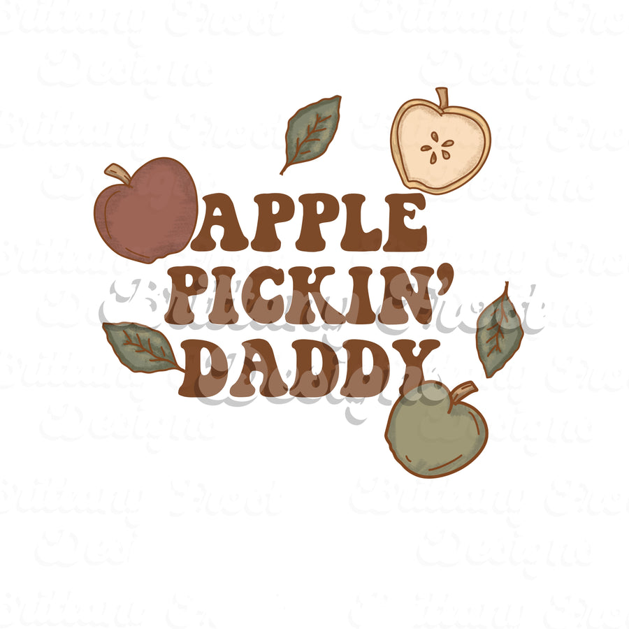 Apple Pickin Daddy PNG Sublimation