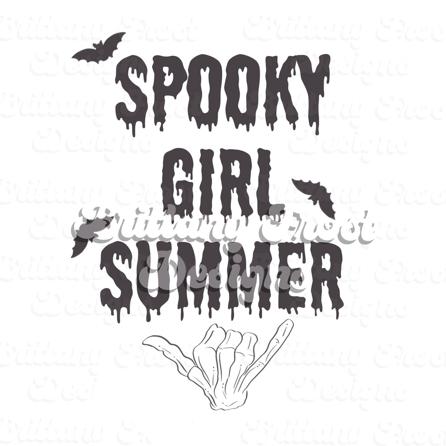 Spooky Girl Summer PNG SUBLIMATION