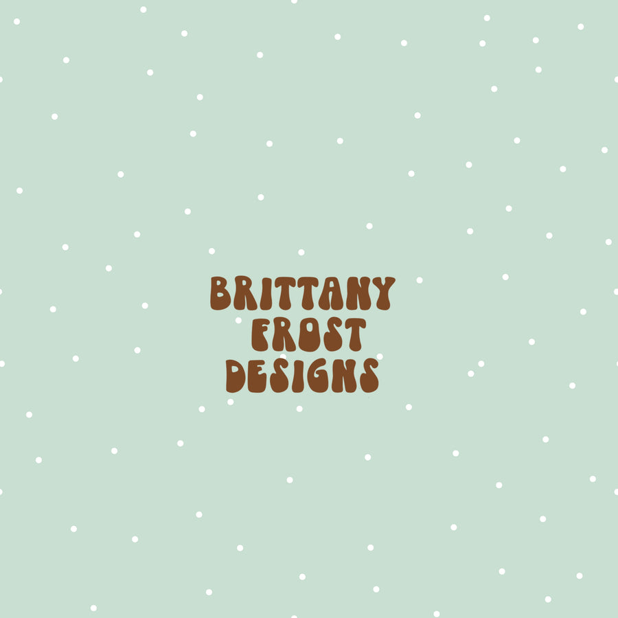Muted Blue Dots