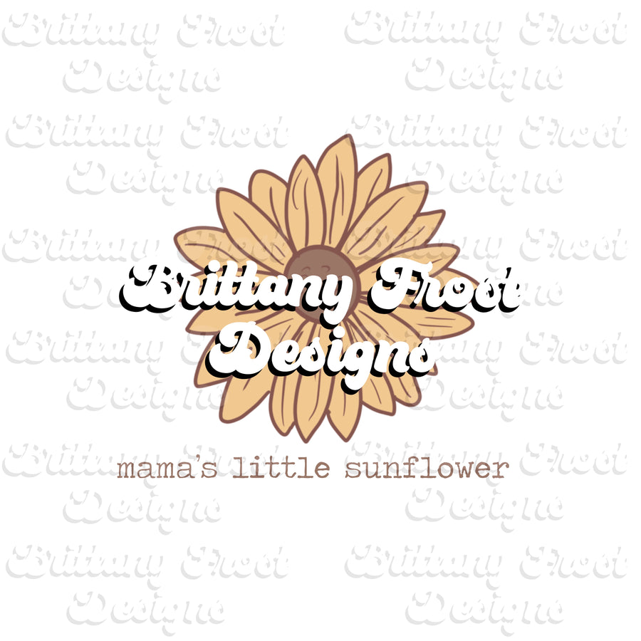 Mamas Little Sunflower Sublimation