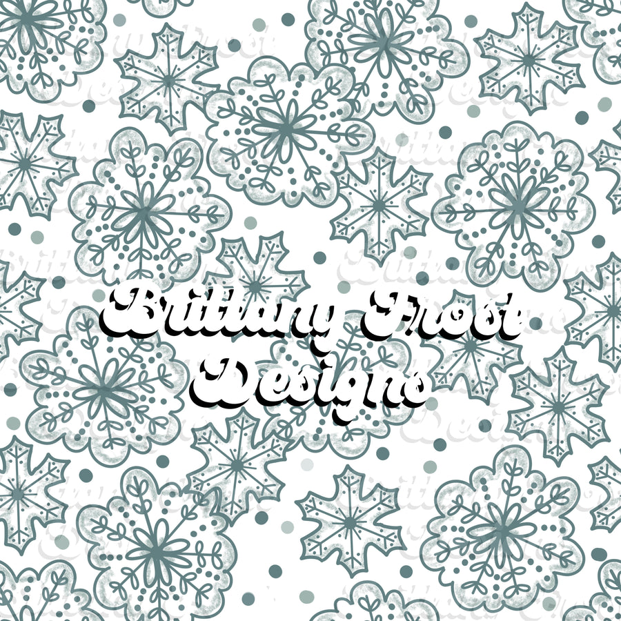 Snowflakes dots