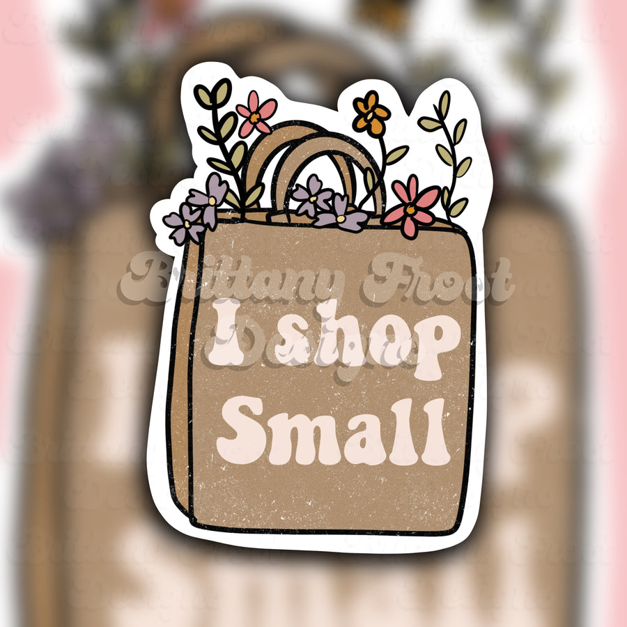 I shop Small Sticker PNG