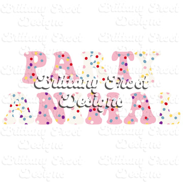 Party Animal PNG Sublimation