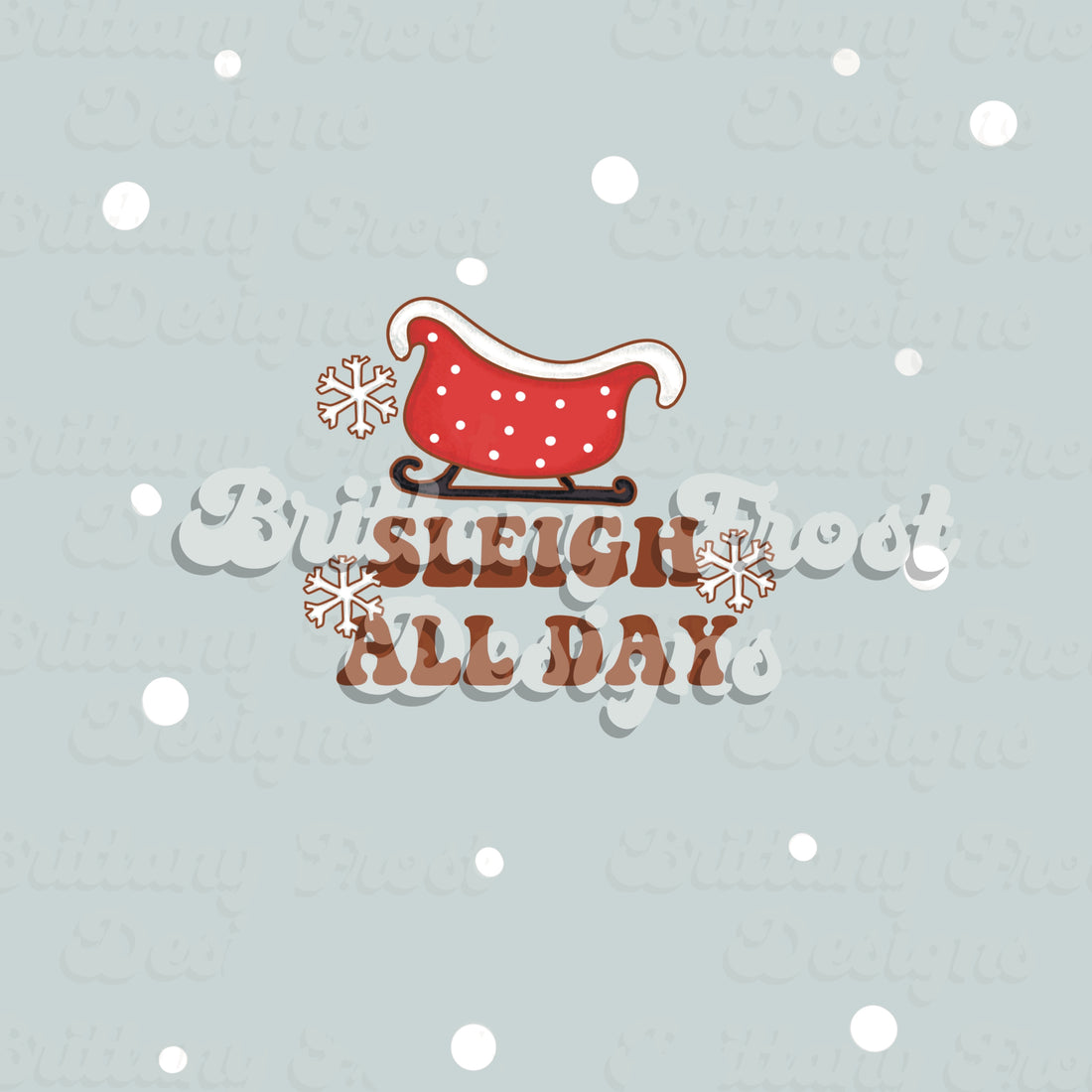 Sleigh All Day Panel