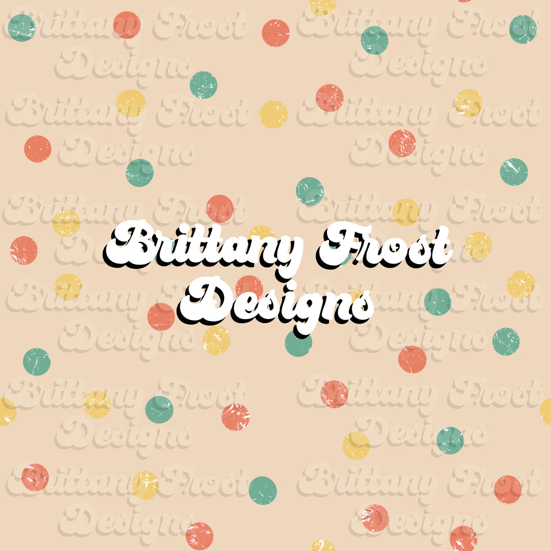 Retro Rainbow Dots