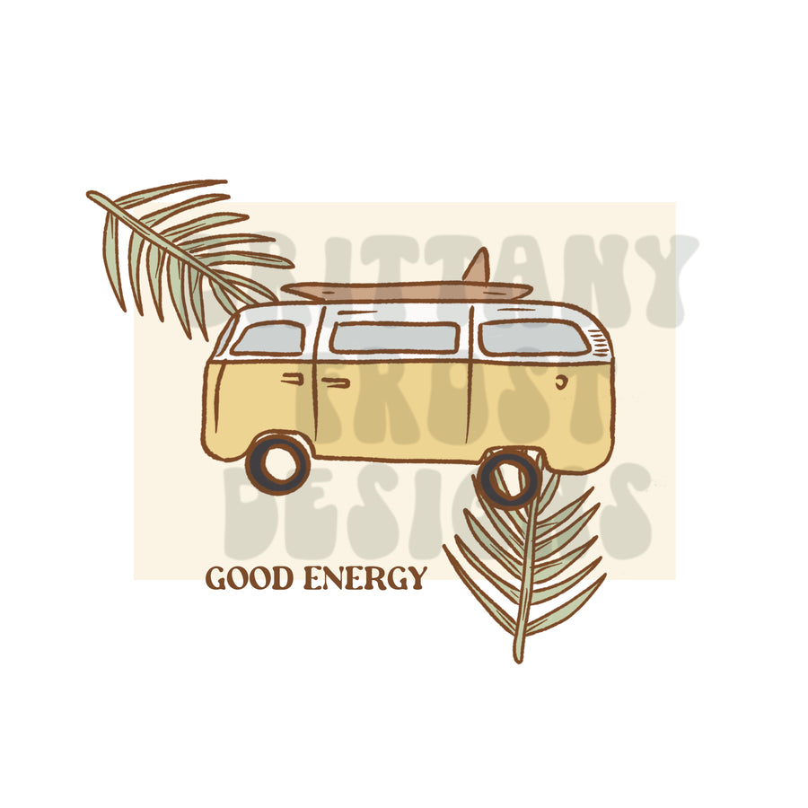 Good Energy PNG Sublimation