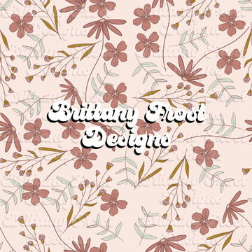 Mauve Floral Cottagecore