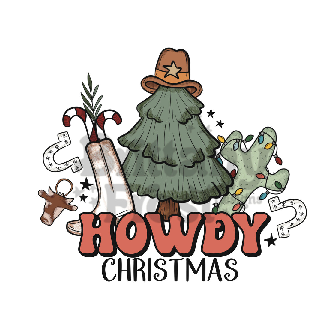 Howdy Christmas PNG Sublimation
