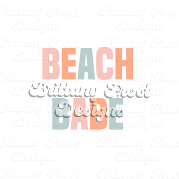 Beach Babe Panel White
