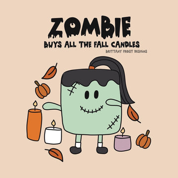 Zombie Candles PNG Sublimation