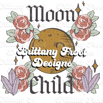 Moon Child PNG Sublimation