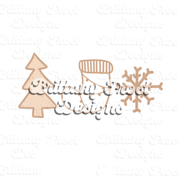 Boho Christmas PNG Sublimation