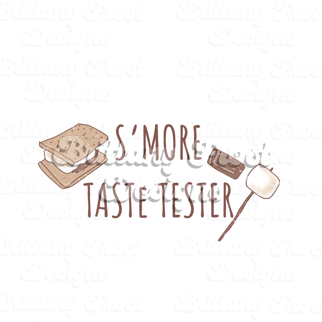 S’more Taste Tester PNG Sublimation