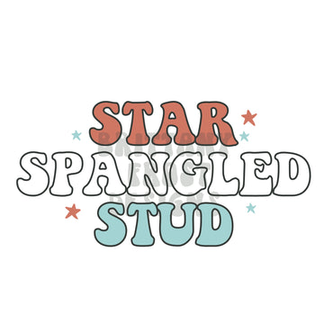 Star Spangled Stud PNG Sublimation