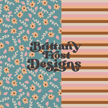 Spring Floral & Stripes