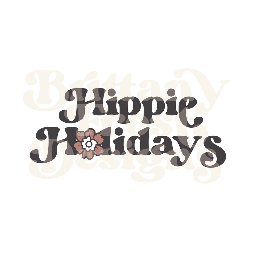 Hippie Holidays PNG Sublimation