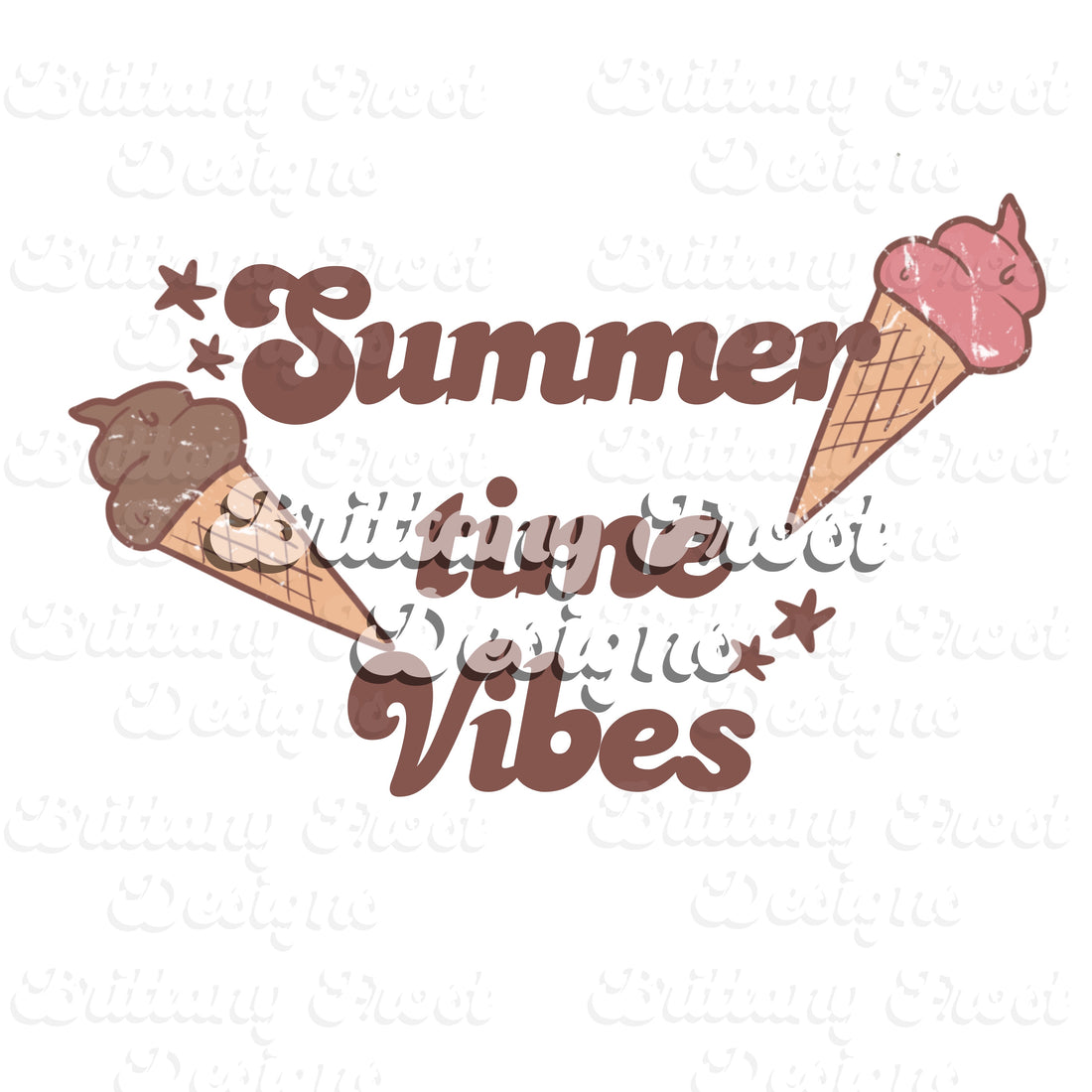 Summer Time Vibes PNG Sublimation