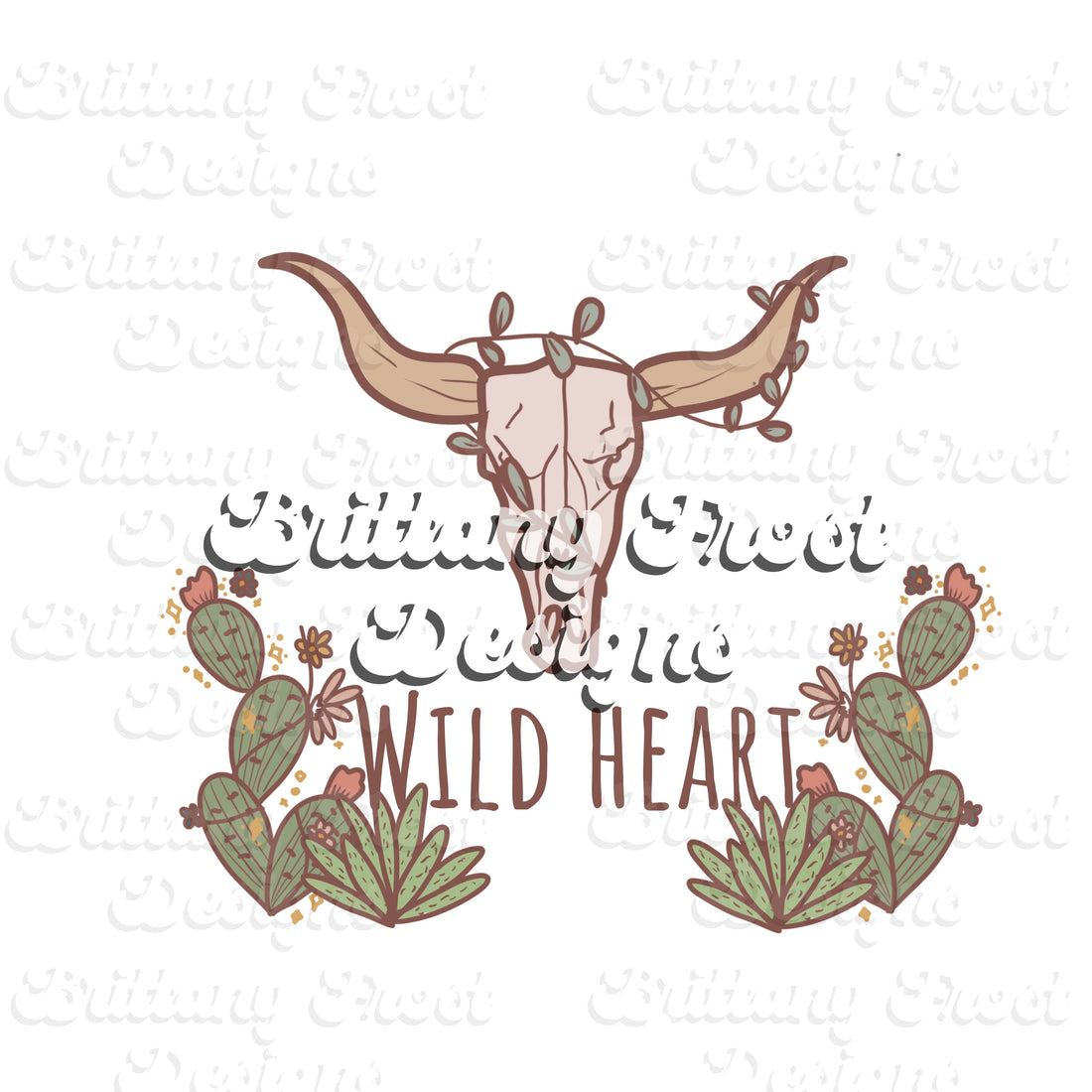 Wild Heart PNG Sublimation