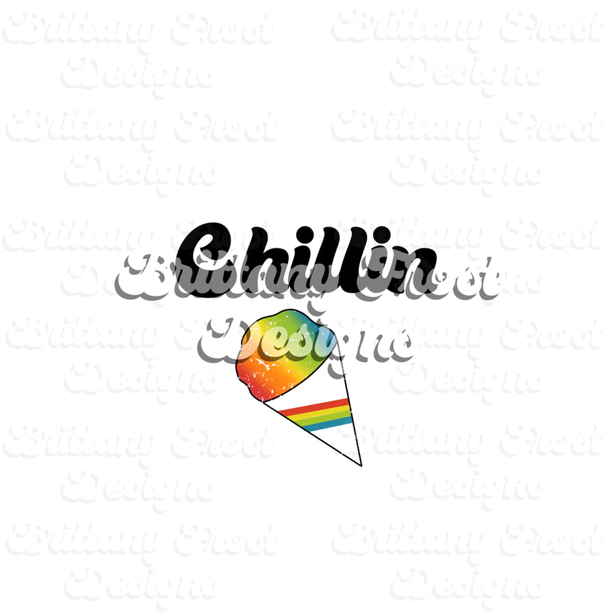 Chillin PNG Sublimation
