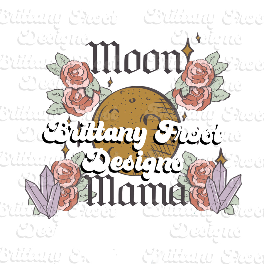 Moon Mama PNG Sublimation