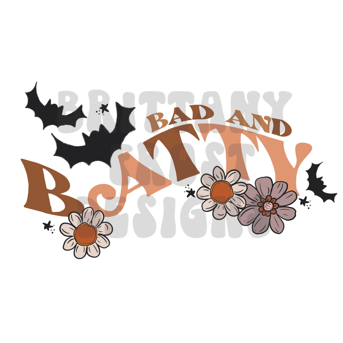 Bad And Batty PNG Sublimation